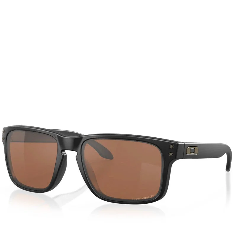 OAKLEY HOLBROOK MATTE BLACK W/ PRIZM TUNGSTEN POLARIZED