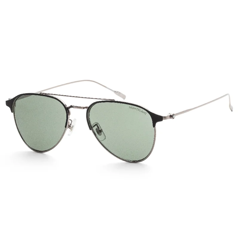 Montblanc Men's 55 mm Grey Sunglasses MB0190S-002-55