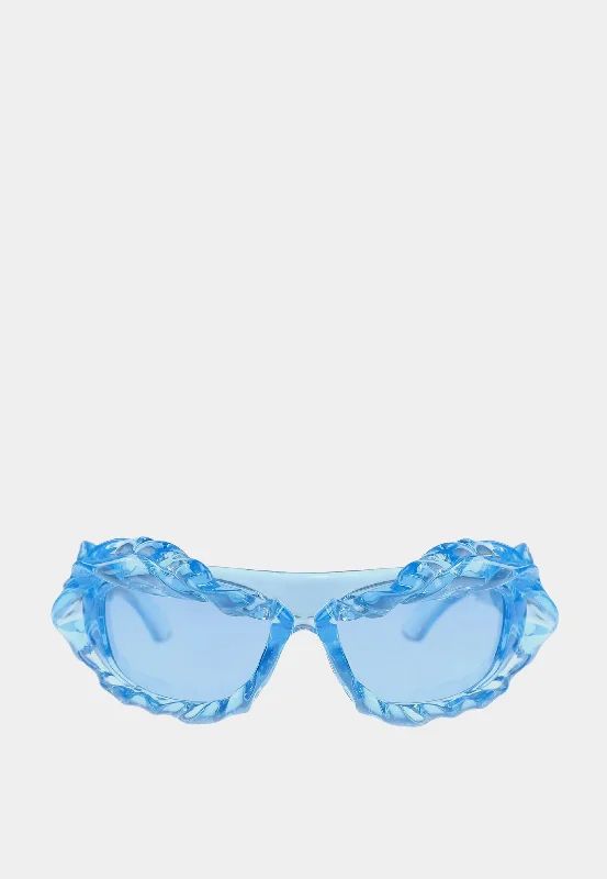 Ottolinger Twisted Sunglasses Blue