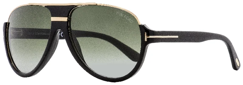 Tom Ford Men's  Sunglasses TF334 Dimitry 01P Shiny Black/Gold 59mm