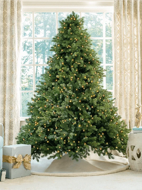 10' Cypress Spruce Artificial Christmas Tree with 2300 Warm White & Multi-Color LED Lights 10' Cypress Spruce Artificial Christmas Tree with 2300 Warm White & Multi-Color LED Lights