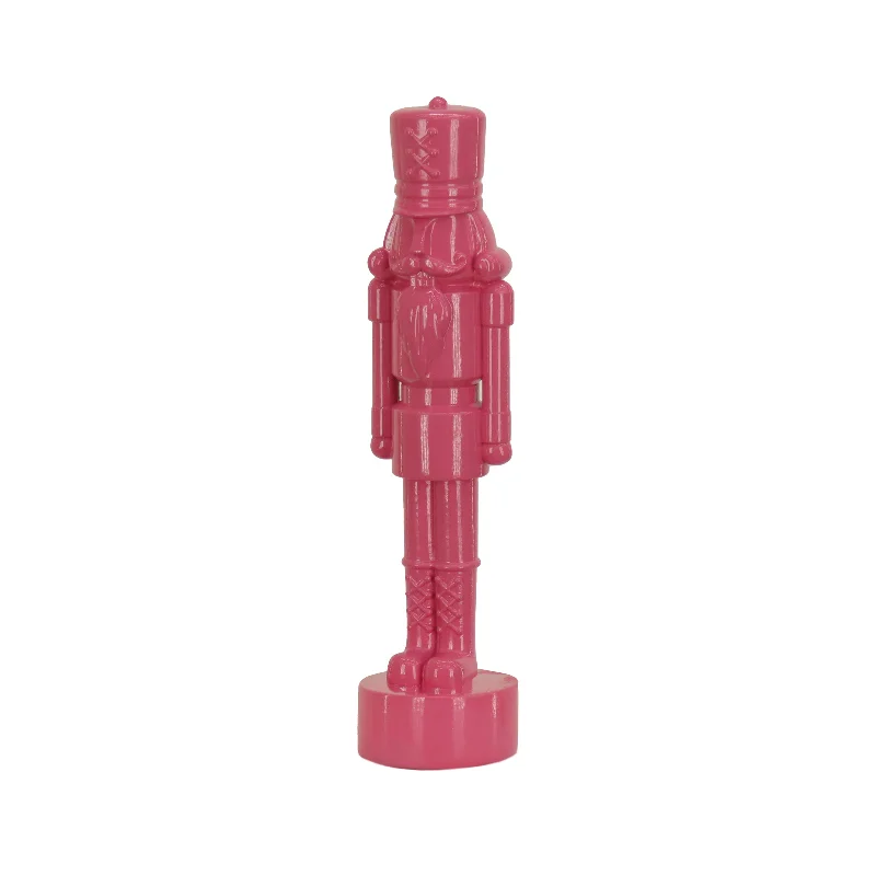 12" HGTV Home Collection Nutcracker Christmas Decor, Pink