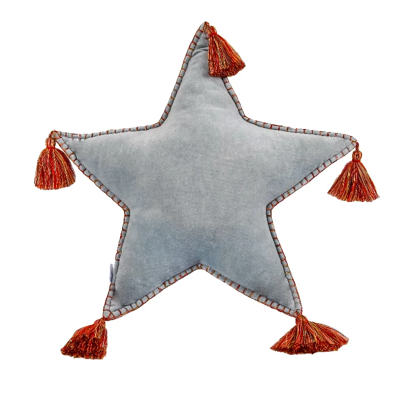 16" HGTV Home Collection Star Shape Pillow, Light Blue