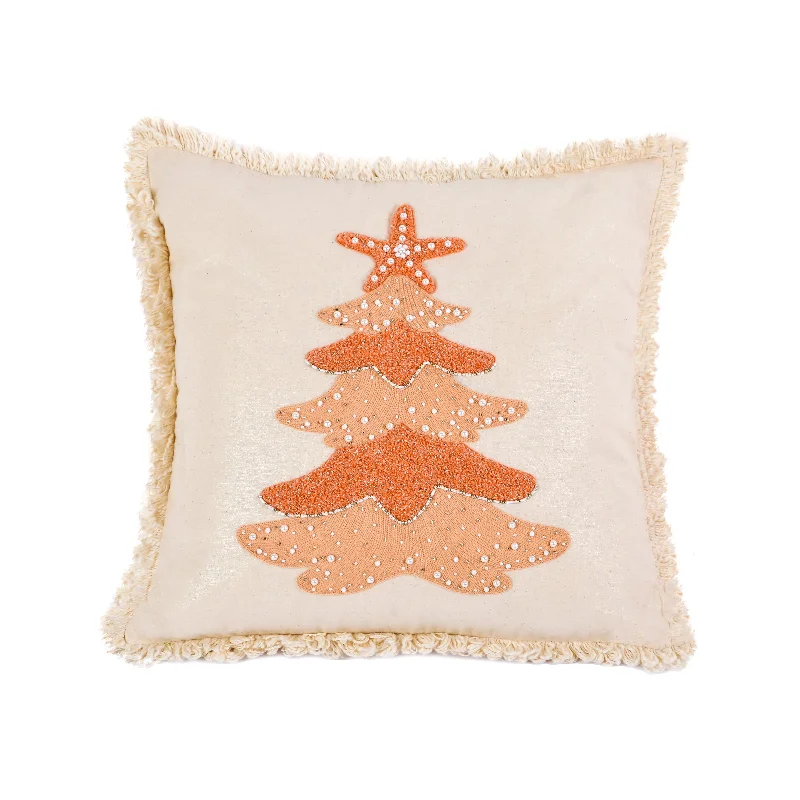 18 HGTV Home Collection Coastal Christmas Pillow
