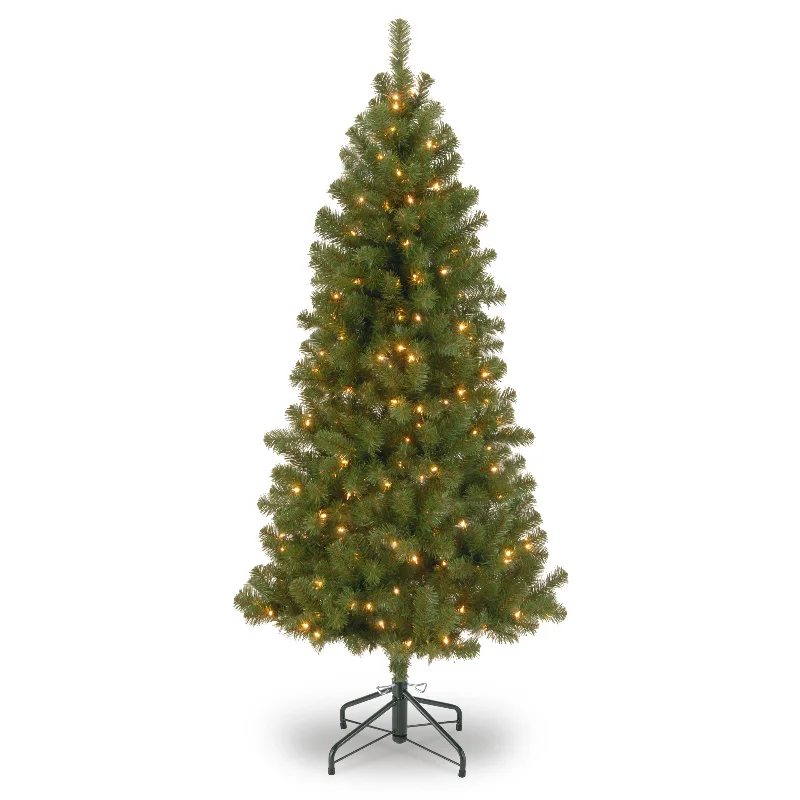 7 ft. Pre-Lit Canadian Grande Fir Tree with Clear Lights