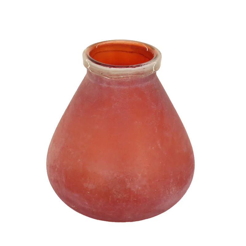 9" HGTV Home Collection Buried Vase, Rust