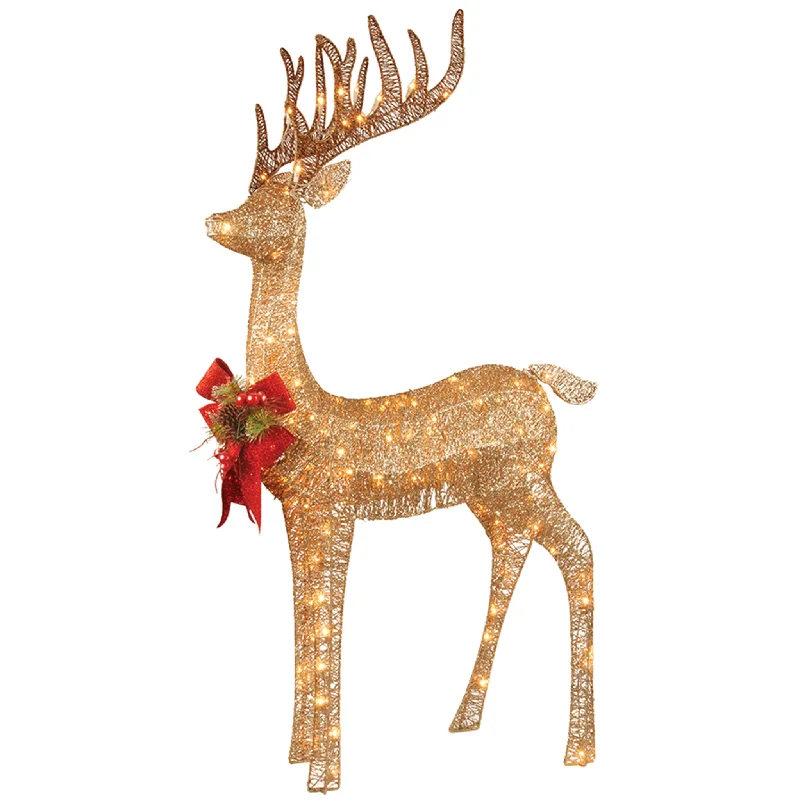 48" Pre-lit Standing Reindeer