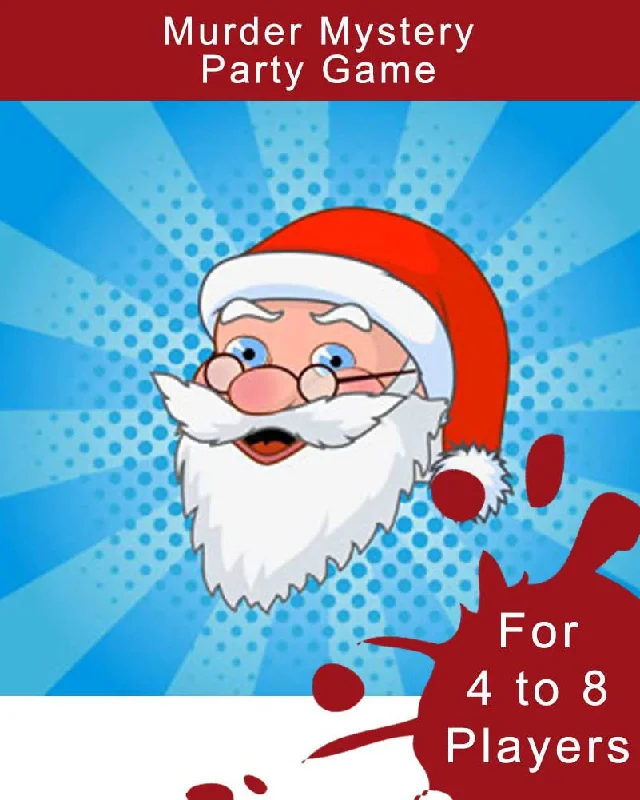 Christmas Capers Digital Murder Mystery Game for 4 to 8 Players