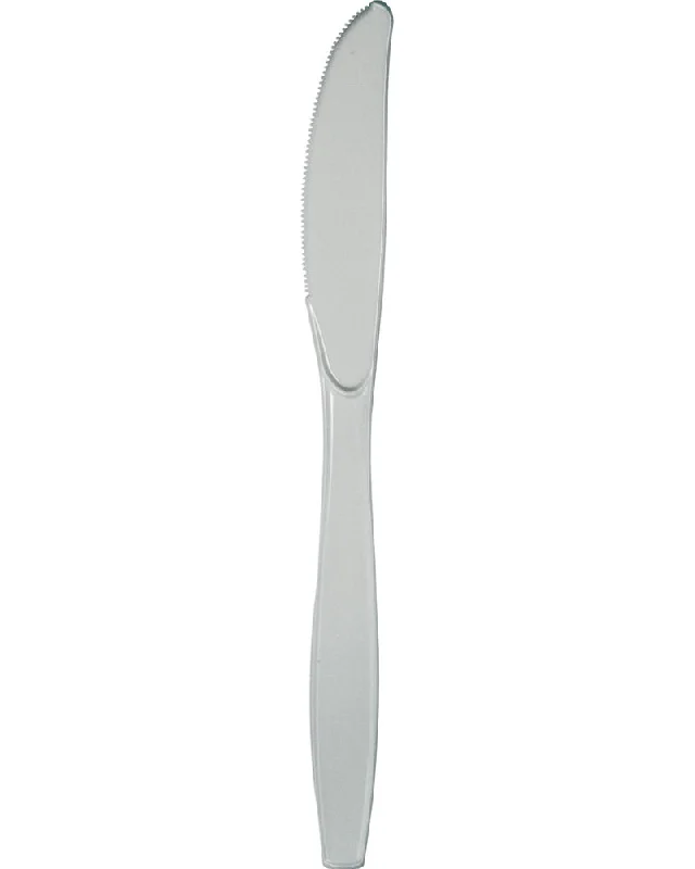 Christmas Shimmering Silver Premium Knives Pack of 24