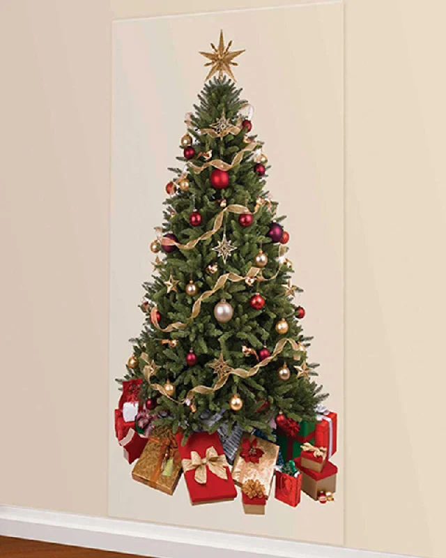 Christmas Tree Scene Setters Add On Wall Decoration