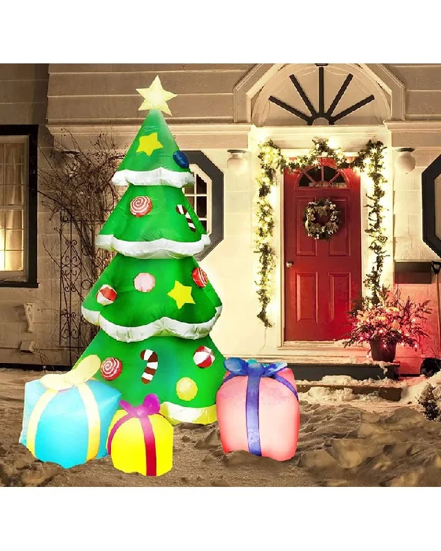 Christmas Tree with Presents Lawn Inflatable 2.1m
