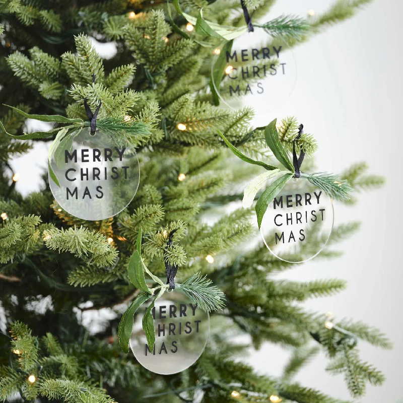 Contemporary Christmas Decoration with Foliage