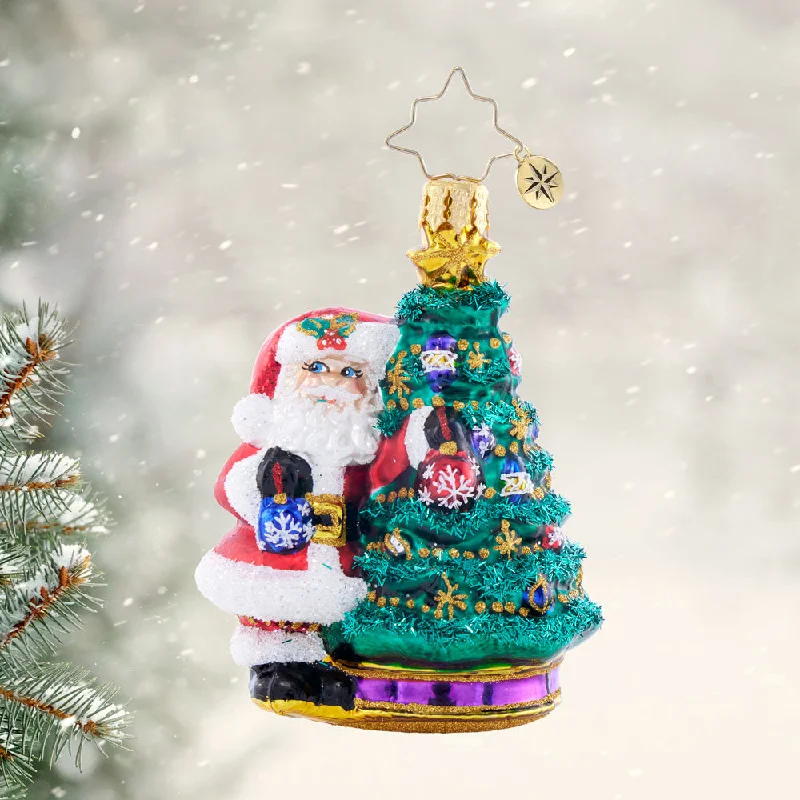 Deck The Halls Santa Gem