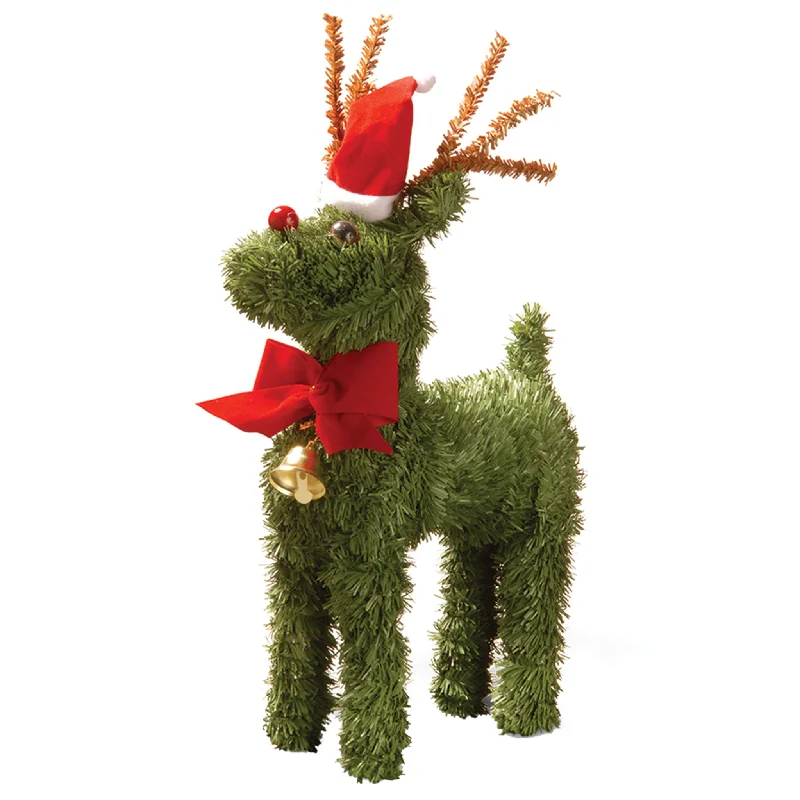 12" Evergreen Reindeer