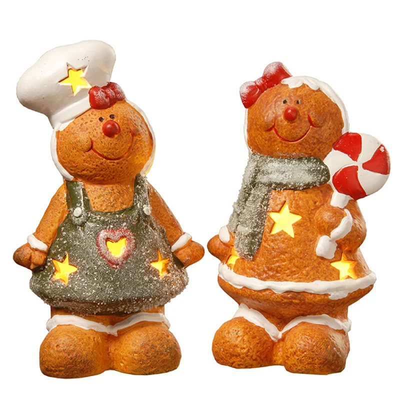 7" Gingerbread Couple