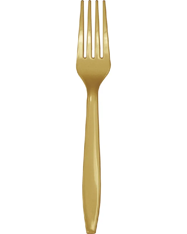 Glittering Gold Premium Forks Pack of 24
