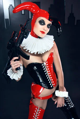 Harley hood with neck ruff