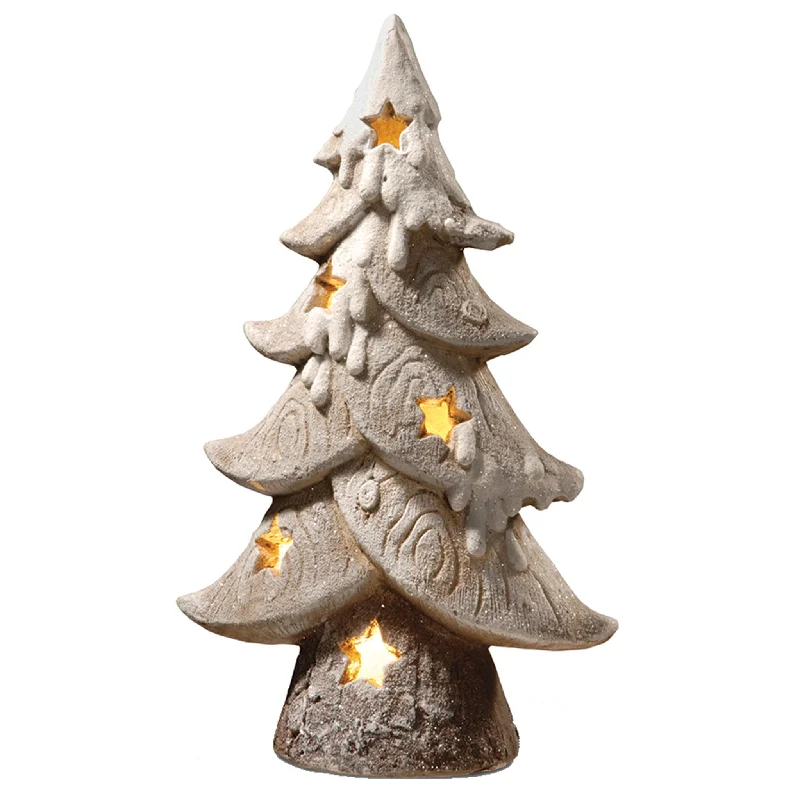 17" Lighted Tree Decor Piece
