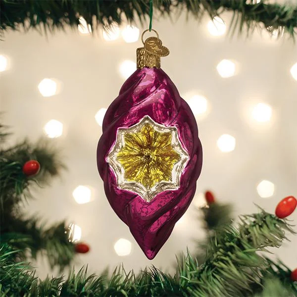 Lusterous Orchid Refleciton Ornament