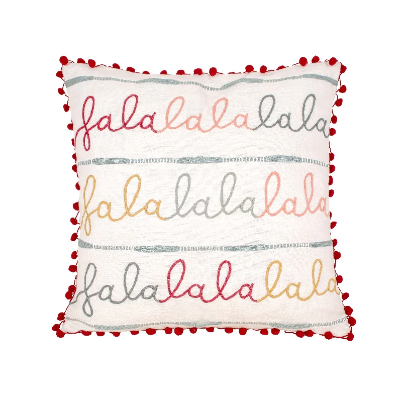 HGTV Falala Embroidered Pillow