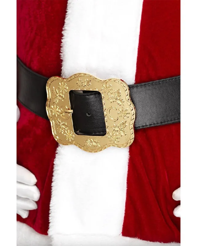 Ornate Buckle Deluxe Santa Belt