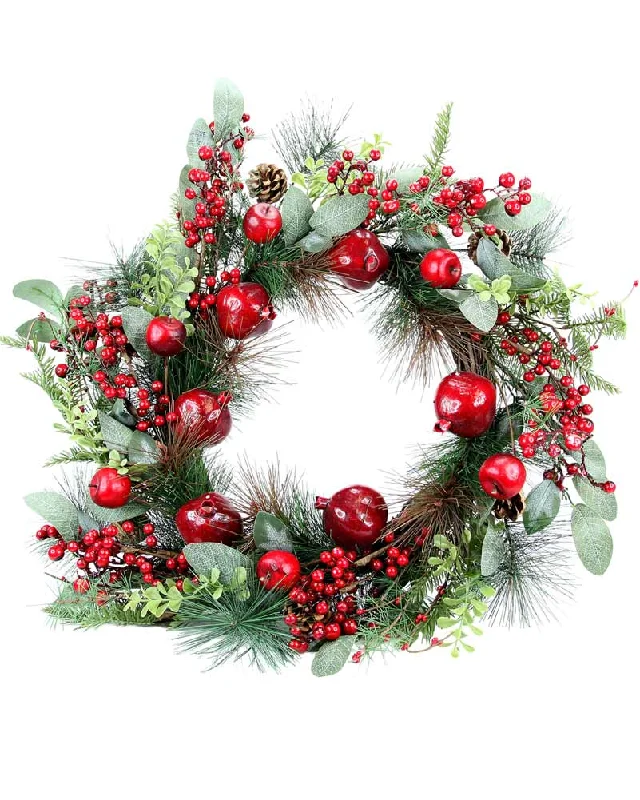 Pomegranate Christmas Wreath 60cm