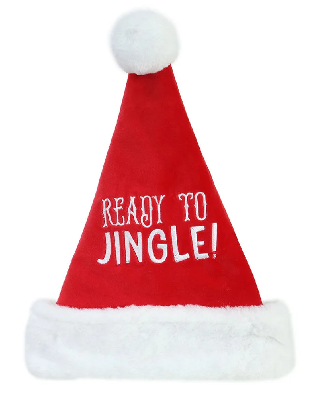 Ready To Jingle Super Soft Santa Hat