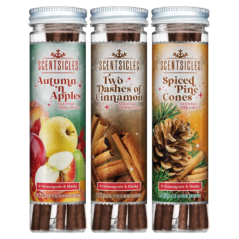 Scentsicles, 6pc Stick, Autumn 'n Apples, Two Dashes of Cinnamon, Spiced Pine Cones - 3 Pack Scentsicles, 6pc Stick, Autumn 'n Apples, Two Dashes of Cinnamon, Spiced Pine Cones - 3 Pack