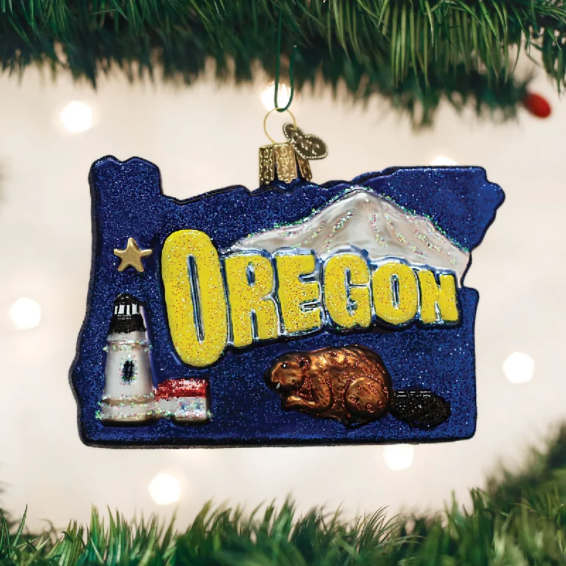 State Of Oregon Ornament