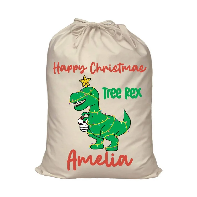 Tree Rex Personalised Santa Sack