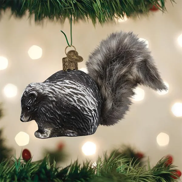 Vintage Skunk Ornament