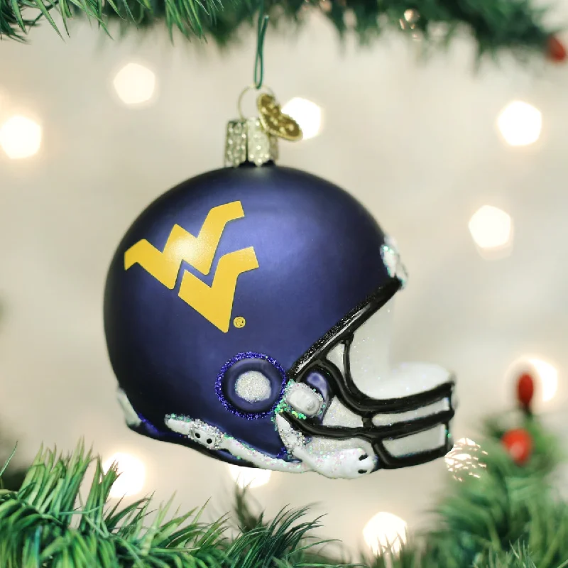 West Virginia Helmet Ornament