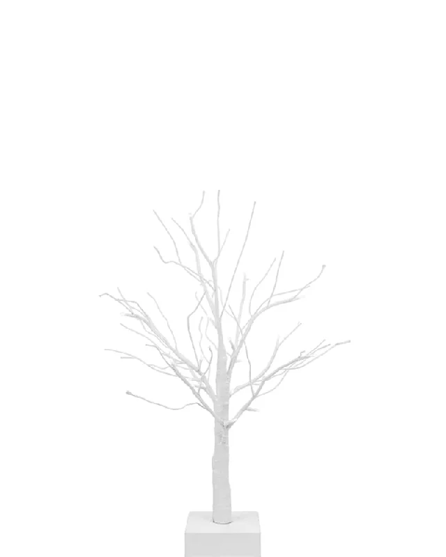 White Light Up Christmas Tree Branch 60cm