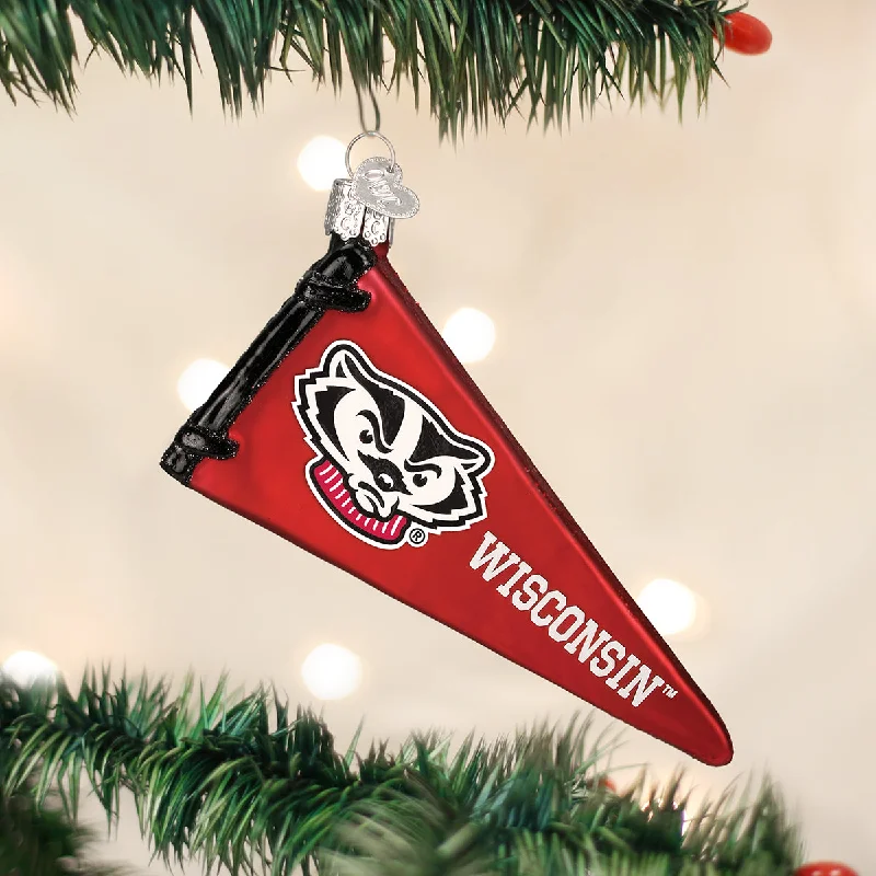 Wisconsin Pennant Ornament