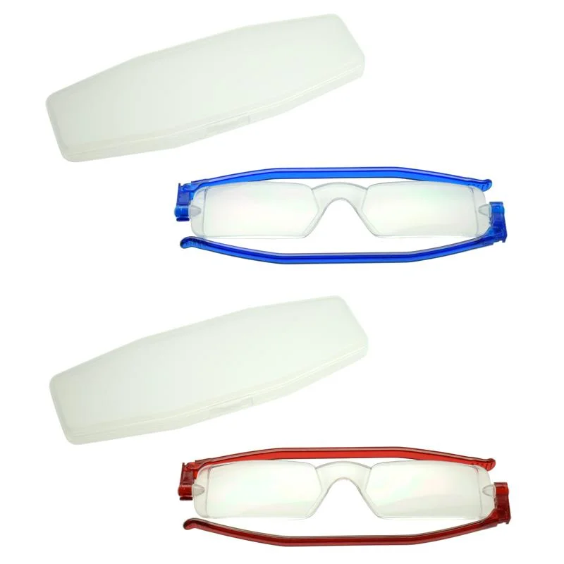 Compact Folding Reading Glasses With Case Plus 2.5