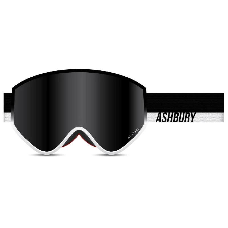 Ashbury A12 Half & Half Snowboard Goggles - Dark Smoke/Yellow Spare