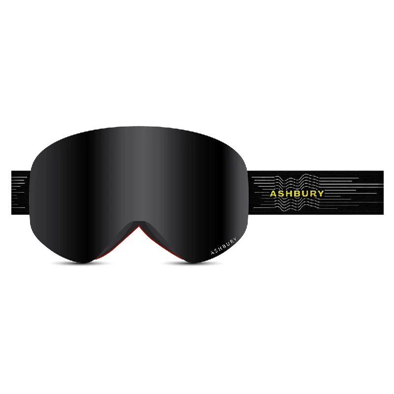 Ashbury Sonic Siesemic Snowboard Goggles - Dark Smoke/Yellow Spare