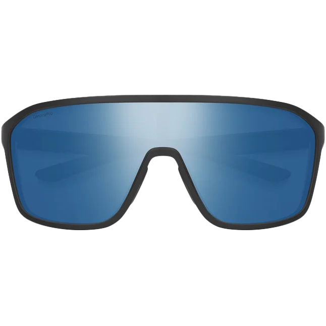 Boomtown - Matte Black/ChromaPop Polarized Blue Mirror