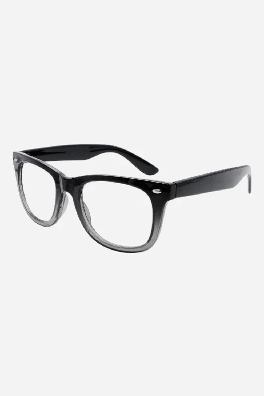 Gabriel + Simone Elwood Readers in Black Fade Grey