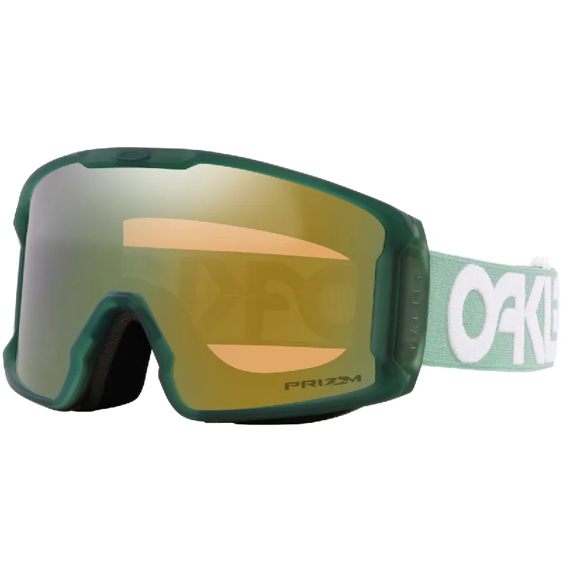 Oakley Line Miner Snowboard Goggles - Matte Jade/Prizm Sage Gold Iridium