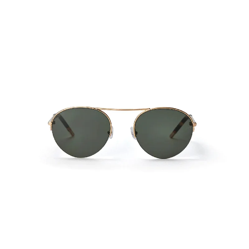 The Round Sunglasses (Gold + Tortoise Shell)