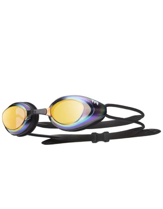 Adult Black Hawk Racing Mirrored Swim Goggle