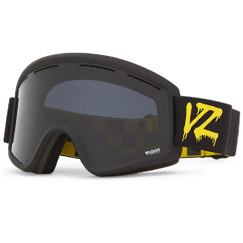 Von Zipper Cleaver Snowboard Goggles - Black Satin/Wildlife Blackout